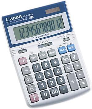 Canon USA 7438A023AA HS1200TS Minidesk Calculator, 12-Digit LCD