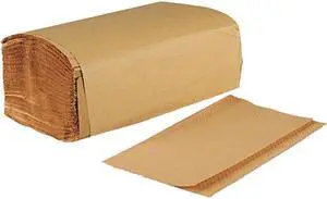 Boardwalk 6210 Singlefold Paper Towels, Natural, 9 x 9 9/20, 250/Pack, 16/Carton