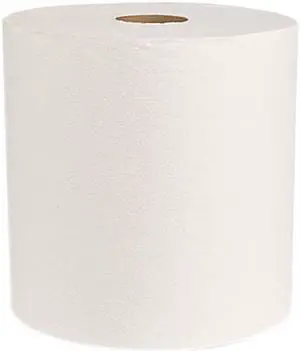 Boardwalk 17GREEN Green Universal Roll Towels, Natural White, 8"W 800 ft./Roll, 6 Rolls/Carton