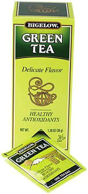 Bigelow 00388 Single Flavor Tea, Green, 28 Bags/Box Bigelow 00388 Single Flavor Tea, Green, 28 Bags/Box