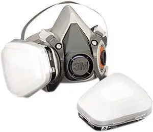 3M 6111PA1A Half Facepiece Paint Spray/Pesticide Respirator, Small