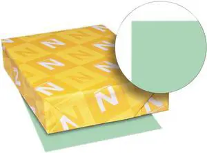 Wausau Paper 49561 Exact Index Card Stock, 110 lbs., 8-1/2 x 11, Green, 250 Sheets/Pack