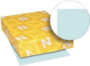 Wausau Paper 49521 Exact Index Card Stock, 110 lbs., 8-1/2 x 11, Blue, 250 Sheets/Pack