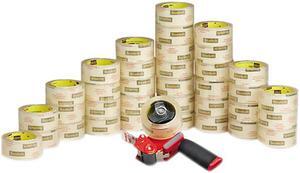 Scotch 3750-CS36ST Commercial Grade Packaging Tape 1.88" x 54.6 yds, 3" Core, Clear, 36/Carton
