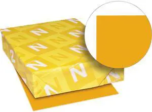 Wausau Paper 22653 Astrobrights Colored Paper, 24lb, 11 x 17, Cosmic Orange, 500 Sheets/Ream