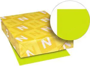 Wausau Paper 22583 Astrobrights Colored Paper, 24lb, 11 x 17, Terra Green, 500 Sheets/Ream