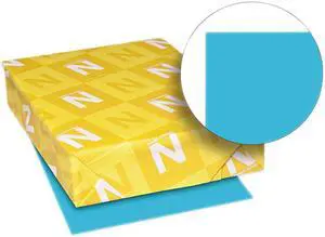 Wausau Paper 22523 Multipurpose Colored Paper, 11 x 17, Blue, 500 Sheets/Ream