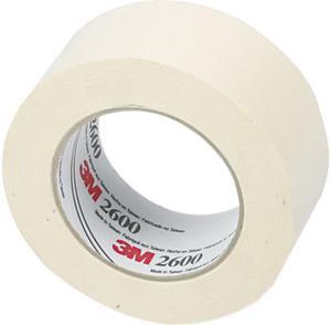 Highland 260048A Economy Masking Tape, 2" x 60 yards, 3" Core, Cream