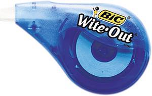 BIC WOTAPP11 - Wite-Out Correction Tape 0.20" Width x 3.28 ft Length - 1 Line(s) - White - 1 Each