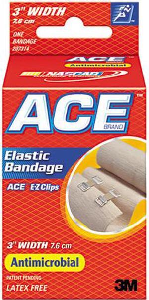 Elastic Bandage with E-Z Clips, 3"