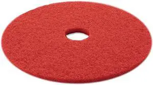 3M 08395 Buffer Floor Pad 5100, 20", Red, 5 Pads/Carton