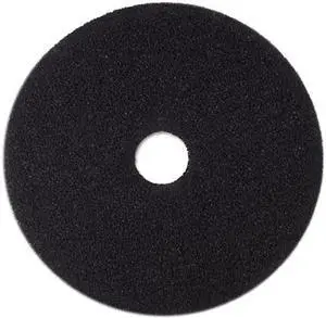 3M 08382 Stripper Floor Pad 7200, 20", Black, 5 Pads/Carton