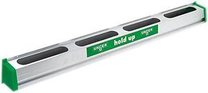 Unger HU900 Hold Up Aluminum Tool Rack, 36", Green/Silver, Each