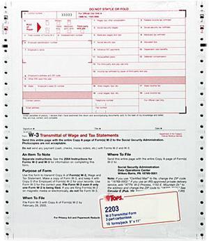 Tops 2203 OS - Business & Tax Forms