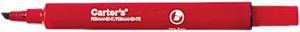 AVERY-DENNISON Large Permanent Marker, Chisel Tip, Red