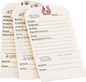 Avery Repair Tags, Manila, Strung, 5-1/4" x 2-5/8", 500 Tags (15030)