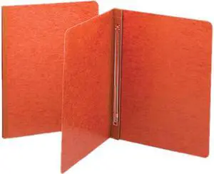 Smead 81751 Smead Side Opening Pressboard Report Cover, Prong Fastener, Letter, Red