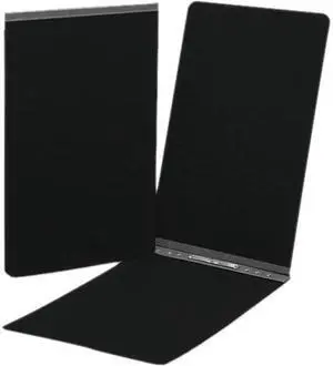 Smead 81733 Smead End Opening Pressboard Report Cover, Prong Fastener, Legal, Black