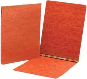 Smead 81725 End Opening Pressboard Report Cover, Prong Fastener, Letter, Red