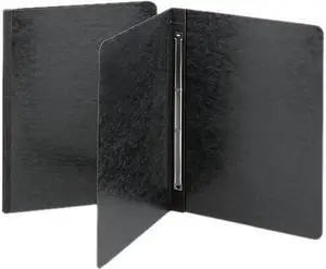 Smead 81151 Smead Side Opening Pressboard Report Cover, Prong Fastener, Letter, Black