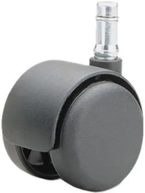 Master Caster 64234 Safety Casters, 100 lbs./Caster, Nylon, Matte Black, 5/Set