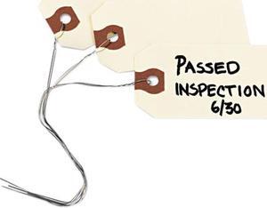 Avery Shipping Tags, Manila, Wired, 3-1/4" x 1-5/8", 1,000 Tags (12602)