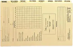 Smead 78278 Dividers for Mortgage File Folder, Eight/Set