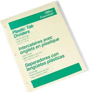 Avery Plastic Insertable Dividers 8-Tab Letter 11468