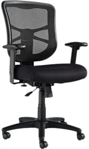 Alera ALEEL42BME10B Alera Elusion Series Mesh Mid-Back Swivel/Tilt Chair, Black