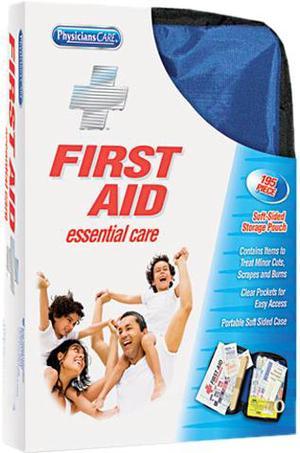 PhysiciansCare 90167 Soft Sided First Aid Kit For Up to 25 Poeple, 195 Pieces