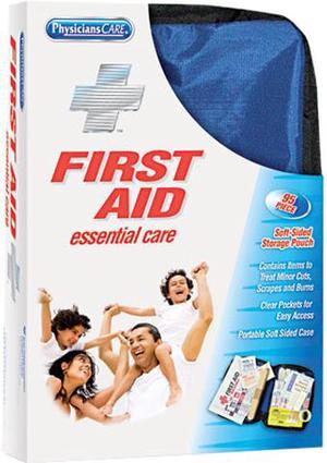 PhysiciansCare 90166 Soft Sided First Aid Kit For Up to 10 People, 95 Pieces