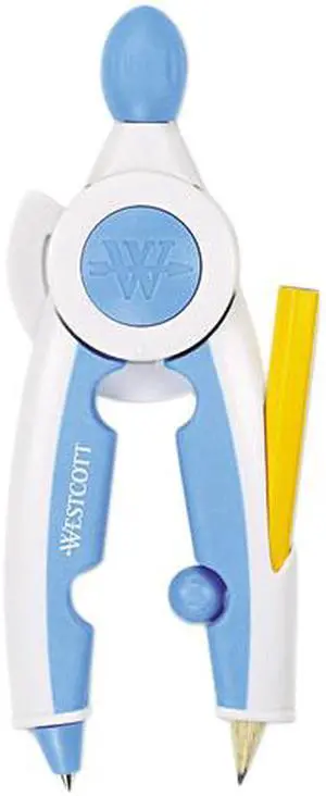 Westcott 14377 Compass Treated w/Microban Antimicrobial Protection, 10", Plastic, Assorted