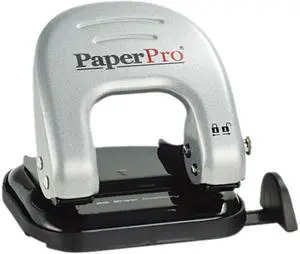 PaperPro 2310 Two-Hole Punch, 20 Sheet Capacity, Black/Silver