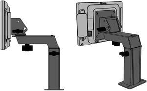 NCR 5968-K039 X-Series Displays Checkstand Mount X-Series Displays Checkstand Mount, Black