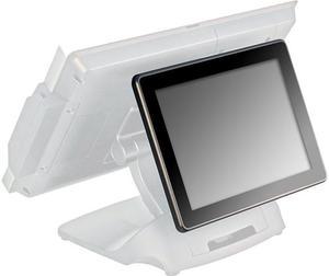 Posiflex TM4015R00000 Secondary Touch Monitor, 15", Rear Mount, Black for RT Series