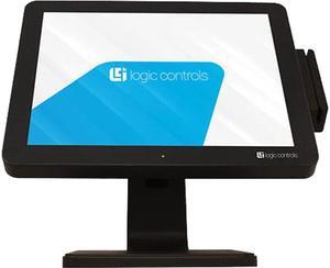 Logic Controls LE1015-J Black 15" USB Projected Capacitive Touch Monitor 15" TRUE-FLAT, Projected Capacitive Touch, USB