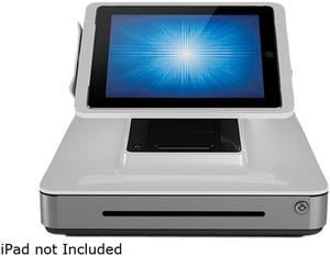 Elo E008250 PayPoint POS System for iPad 4 /  iPad Air /  iPad Air 2 with Barcode Scanner, Receipt Printer, Cash Drawer, MSR & Customer Facing Display, Americas - White