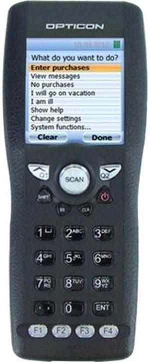 Opticon OPH-1005-SK1 OPH-1005 Mobile Computer, Batch Mobile Computer, 1D Laser Scanner, 2MB RAM/64 MB Internal Micro SD, 23 key Phone-Style keypad, Color Non-Touch Screen