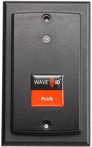 RF IDEAS RDR-805W1AKB-P WAVE ID Plus Keystroke Surface Mount Black EIP Ethernet POE Reader