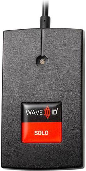 RF IDEAS RDR-6381AKU-15652 WAVE ID Solo Keystroke Indala Deere Black USB Reader