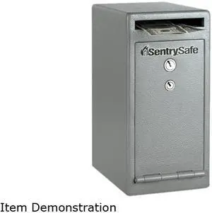 Sentry Safe UC-039K Solid Steel Drop Slot Depository Safe - 12.0 in H X 8.0 in W X 10.3 in D