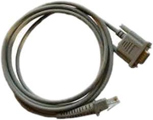 Datalogic CAB-350, Staight 6.5' RS232 Cable, 9 Pin Female, Optional Power