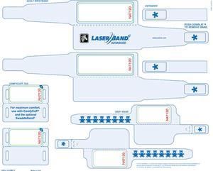 Zebra LB2-L3-FAMILY-NUM LaserBand2 Advanced Wristbands