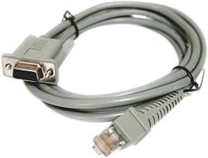 Datalogic 90G000008 6.56 ft. Serial Cable, 9 pin D-Sub (DB-9), Female
