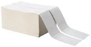 Brother 4" x 6" White Premium Direct Thermal Fanfold Paper Labels - 2,000 Labels/Stack - 2 Stacks  BDS1A152102F