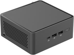 ASUS NUC 15 Pro Tall Barebone Kit Mini PC with Intel Series 2 Core 7 240H, 2x DDR5 SO-Dimm Slots, Dual Storage Design, Thunderbolt™ 4, Wi-Fi 7,  Blue tooth 5.4 - Memory and Storage Sold Separately