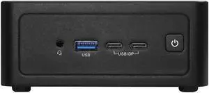 ASRock Industrial NUC BOX-125H Fanned Barebone  2 x 262-pin SO-DIMM DDR5 5600MHz up to 96GB (48GB per DIMM)