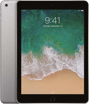 Refurbished Apple iPad 6 128GB Space Gray (6th Gen, 2018, MR7C2LL/A) Cellular and Wi-Fi.  Includes Charging Accessories. Updates to latest iOS