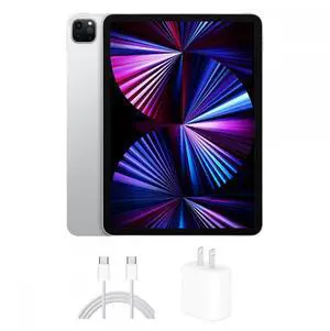 Apple iPad Pro 11 in 3rd Gen (2021) Silver 256 GB Wi-Fi Only - Refurished