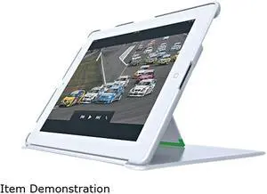 Leitz High-Gloss White Cover with Stand for iPad 2/3/4 632201